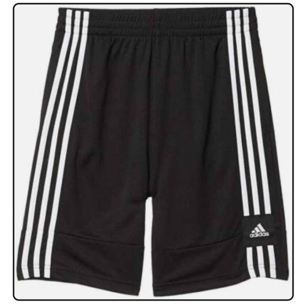 adidas Kids Black and White Shorts